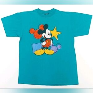 Vtg 1990's Disney Mickey Mouse Mickey Unlimited Velva Sheen T-Shirt (L) 